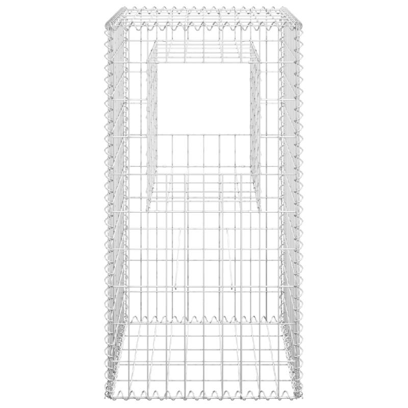Vidaxl poteau à panier de gabion 50x50x100 cm fer 151268_1
