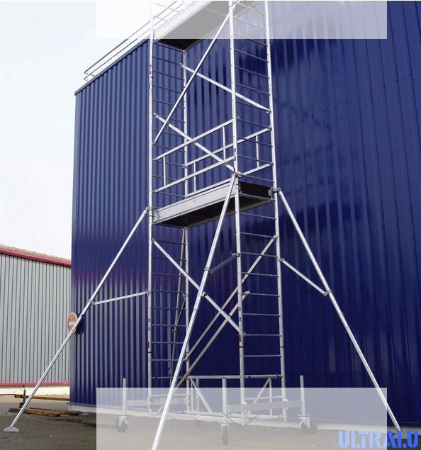 Échafaudage ULTRALU ECOPRO ECS - Hauteur de travail 4,30 m à 12,30 m - Montage rapide et robuste_1