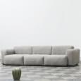Sofa Mags Soft - tissu ou cuir, combinaisons modulables, design HAY avec accoudoirs généreux et assise profonde_1