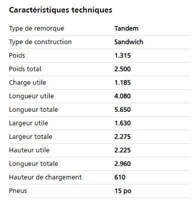 Remorque frigorifique Humbaur TK 25 42 18 - 24 PF80 - charge utile 1185 kg - isolation épaisse pour transport alimentaire_1