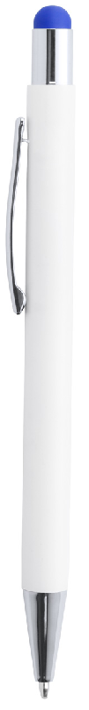 Stylo à bille stylet en aluminium - revêtement spécial pour gravure colorée - encre bleue_1