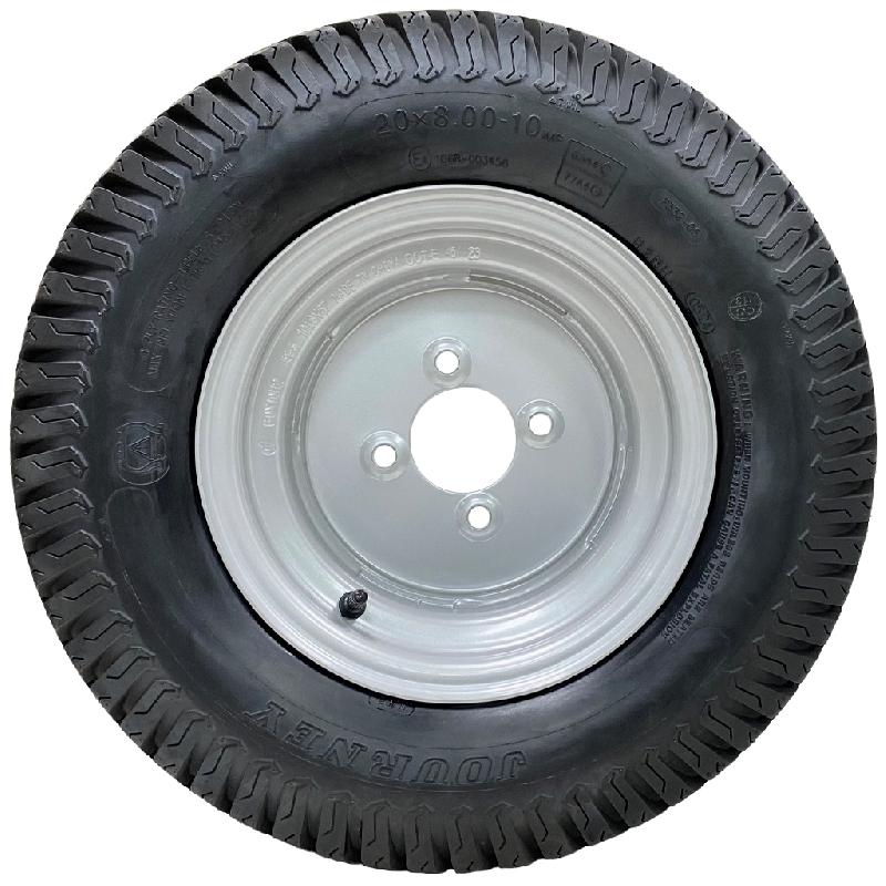 20x8.00-10 Roue de tondeuse à gazon 4 clous Multi Turf Wanda 100mm PCD E-Marked Road Legal_1