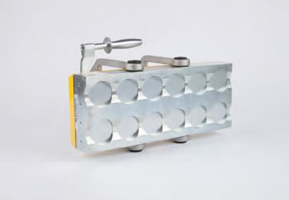 Aimant de levage - MLAY 1000 x 3 - Commande manuelle et crochets pivotants pour transport horizontal et vertical_1