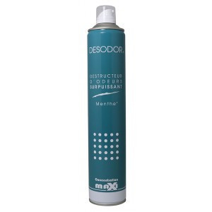 Destructeur d'odeurs surpuissant desodor parfum menthe aerosol de 750ml_1