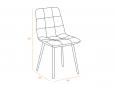 Lot de 2 chaises d'accueil MONROE - At.HOM_1