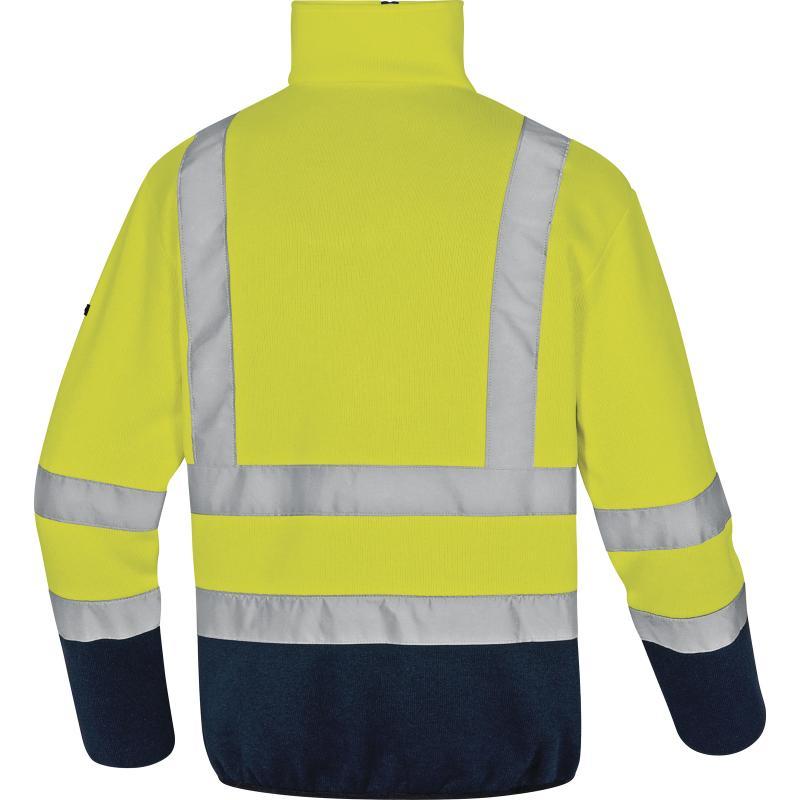 Pull polaire aspect pull en polyester 380 g/m² - Haute visibilité Classe 2 - Fermeture zip - Marmothv_1