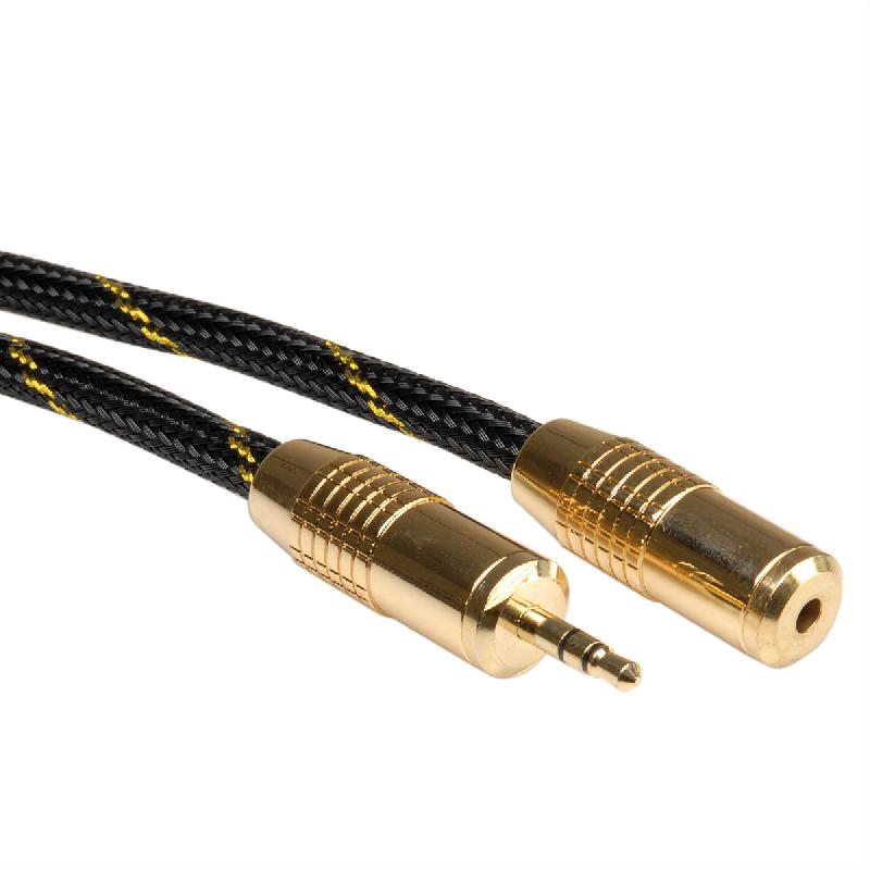 ROLINE GOLD Câble prolongateur 3,5mm audio M / F, 5 m_1