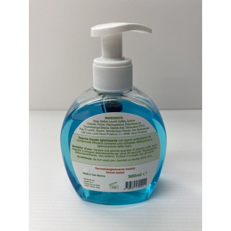 Savon liquide mains ABsigns avec pompe - 300 ml - enrichi en aloé vera, protéine de lait et glycérine_1