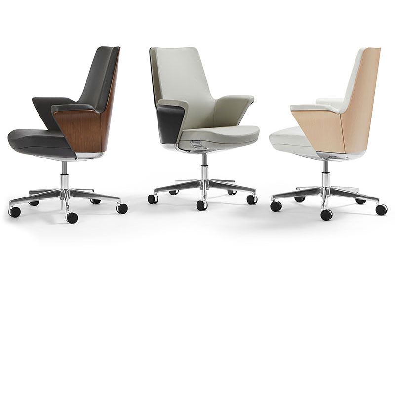 Summa - Fauteuil de bureau exécutif Humanscale en cuir personnalisable - Largeur 711.2 mm_1