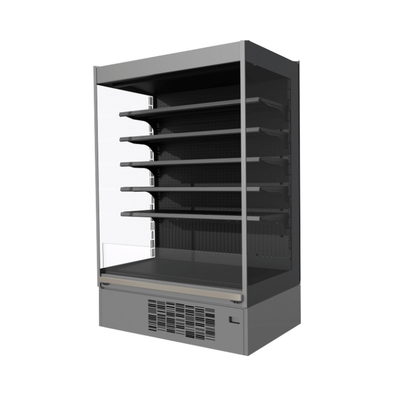 Vitrine réfrigérée verticale PENCIL MODULAR - 5 niveaux, 0°C à +2°C, sans porte, LED, 937 mm x 900 mm x 2050 mm_1