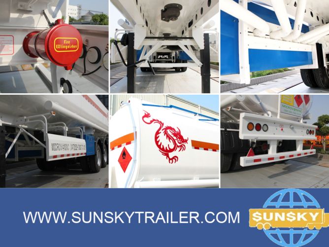Ss9360GRX - Remorque citerne Xiamen Sunsky Trailer Co., Ltd - Capacité 40 000 L - 3 à 6 compartiments_1