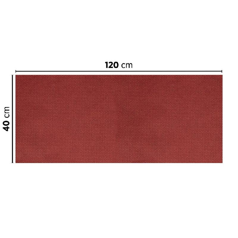Tête-à-tête pliée en V intissé bordeaux 40x120cm - par 400_1