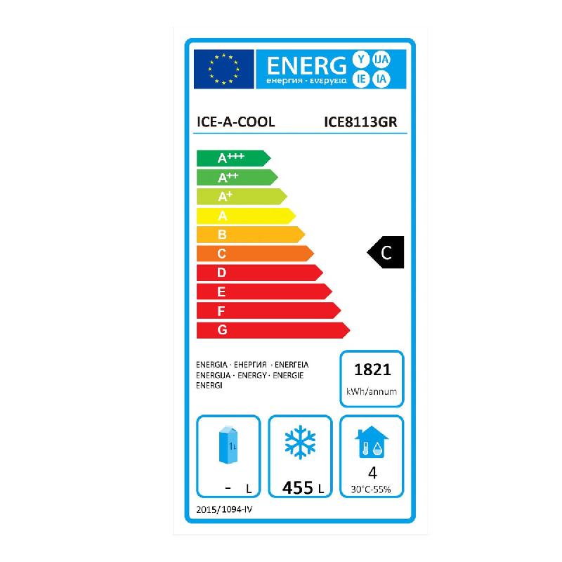 Armoire réfrigérée GN2/1 Inox AISI430 négative1porte réversible 670L ATOSA_1