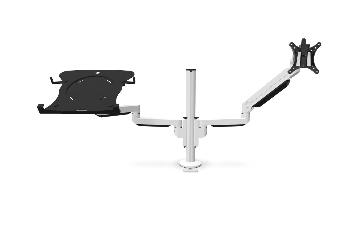 Bras modulable et configurable sur-mesure - support d'ordinateur portable - rotation 360° - poids supporté 2 à 24 kg - garantie 5 ans_1