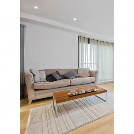 Spot encastré au plafond Inel blanc - IP20 - Aluminium et verre - Diamètre 90 mm_1