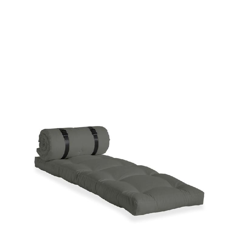 Fauteuil convertible BUCKLE-UP CHAIR OUT - Karup Design - Couleur gris foncé - Utilisation extérieure et futon 1 place_1