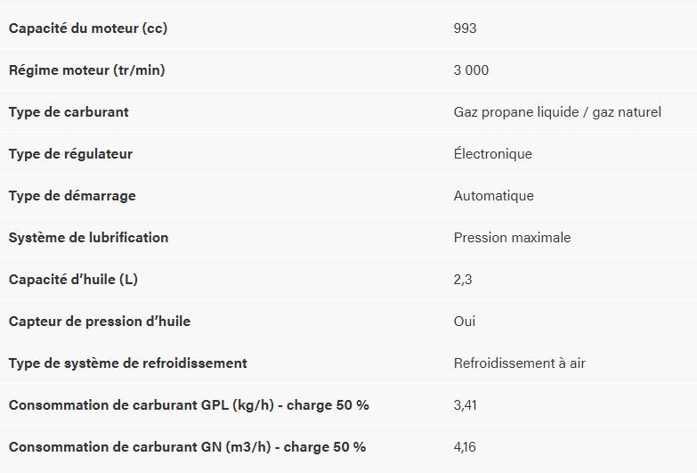 Générateur électrique résistant aux intempéries