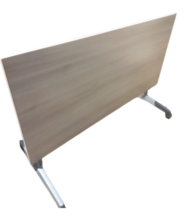 Table basculante d'occasion Steelcase 140 x 70 cm - beige, mécanisme de basculement facile, structure robuste_1