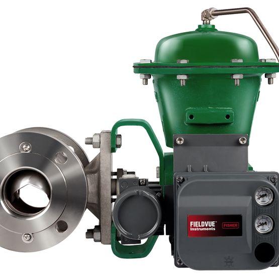 Vanne de régulation à bride fisher - vee-ball - v150 - emerson_1