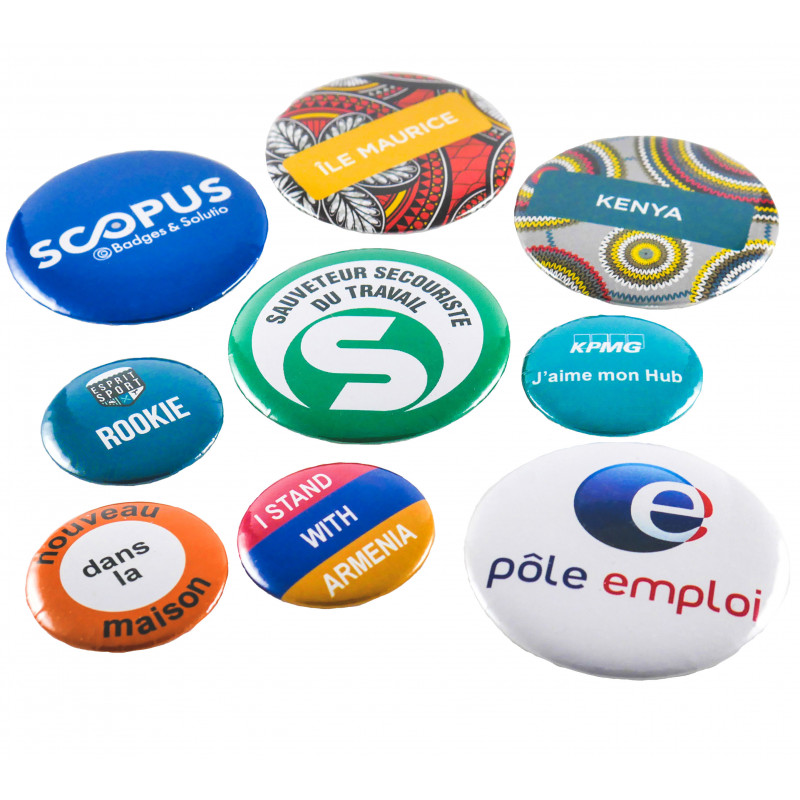 Badge bouton rond - Reference : Bbrond_1