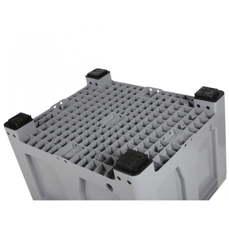 Bigbox Maxilog 4 pieds - 4429100 - Caisse-palette plastique Allibert 610L, fond et parois pleins, qualité alimentaire_1