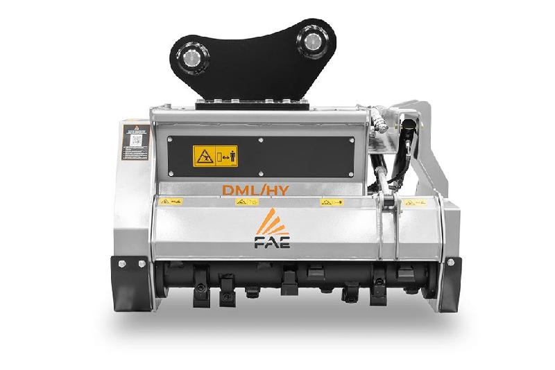 Broyeurs à transmission hydraulique pour pelles DML/HY - Broyeur forestier avec rotor à outils fixes_1