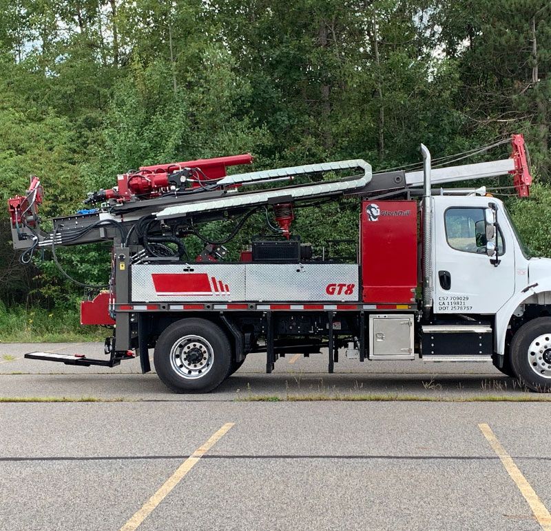 GT8-Max - Machine de sondage géotechnique compacte et robuste - GtechDrill - Course d’avance 11 pi/3,4 m_1