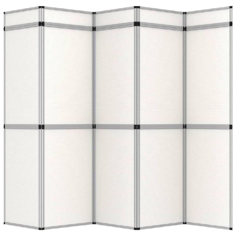 Vidaxl mur d'affichage exposition pliable 15 panneaux 302x200 cm blanc 51211_1