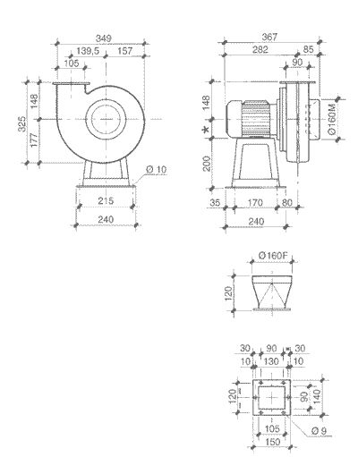 Vsa 20 - ventilateur centrifuge industriel - plastifer - haute pression_1