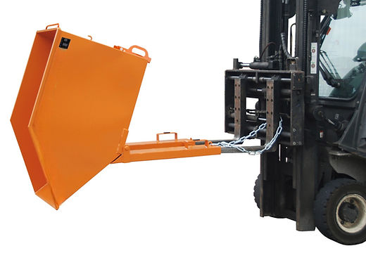 Benne basculante automatique, facilement déplaçable par chariot élévateur - Type KK_1