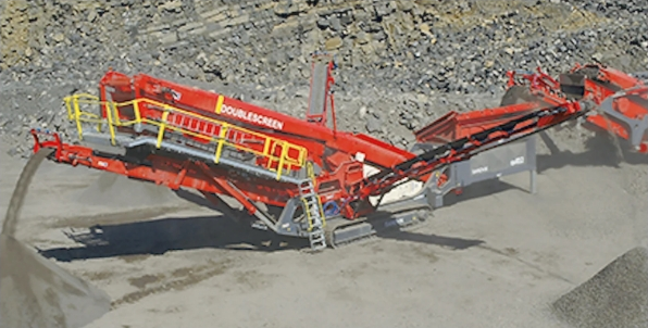 Crible mobile sur chenille à 3 étages - Technologie Doublescreen - Sandvik QA452_1
