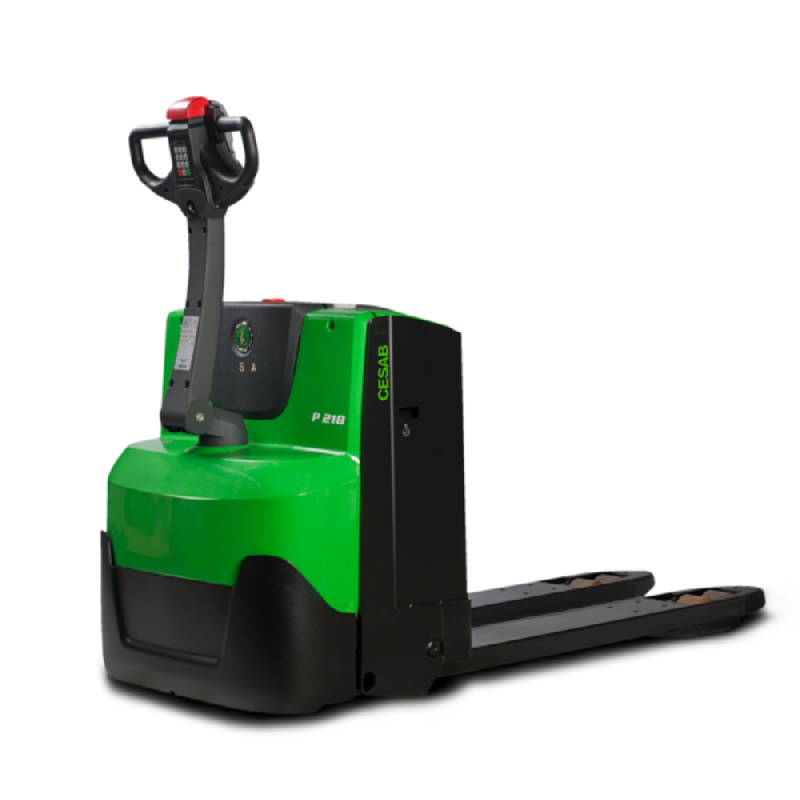 Transpalette électrique P200 pour vos opérations de manutention en Isère et Rhône   -  disponible en achat neuf et en location de courte à longue durée_1