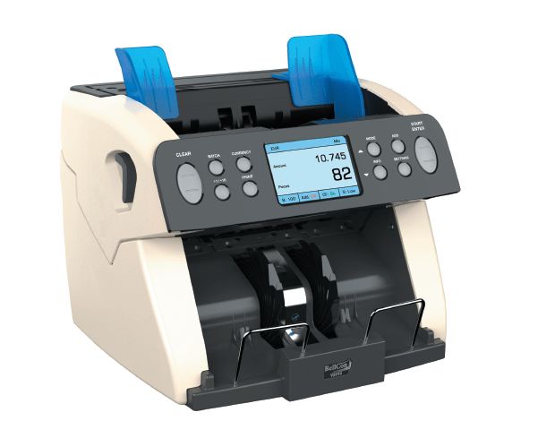 Compteuse de monnaie BellCount V2510 - Haute qualité, rapide, détection combinée et multidevises_1