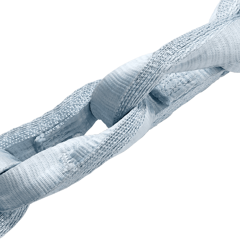 Élingue chaîne textile en fibre Dyneema® - levage et arrimage - TYCAN - REF : 19100_1