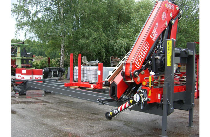 Grue auxiliaire Fassi F235A e-dynamic - capacité de levage jusqu'à 20,30 tm - bras hydraulique jusqu'à 2,70 m avec jib_1