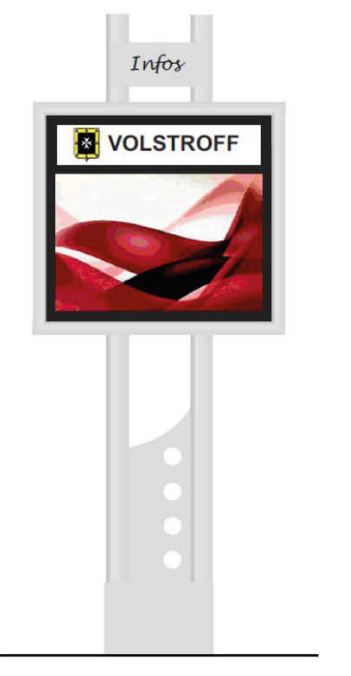 Panneau d'information lumineux graphic & Fullgraphic à Leds, idéale dans les lieux publics et mairies - Série AFG & AFGCL_1