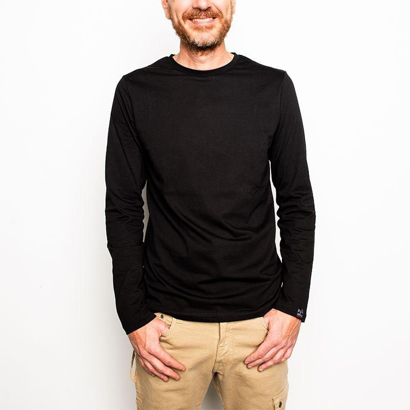 T-Shirt de travail manches longues - 100% coton biologique - Unisexe - Grammage épais 190gr/m2 - Réf : 950683 - FOREST_1