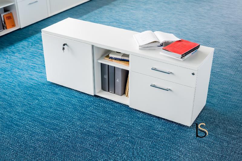 Meuble de service - MDD - Blanc pastel, Blanc pastel_2