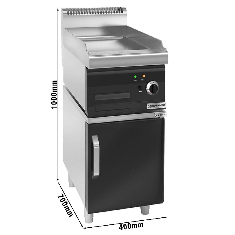 Plaque de cuisson électrique - 7,1 kW - Lisse & Rainurée - avec sous-structure à 2 portes  - Mario 700 | GGM -EGK873MGG-GK866T_1