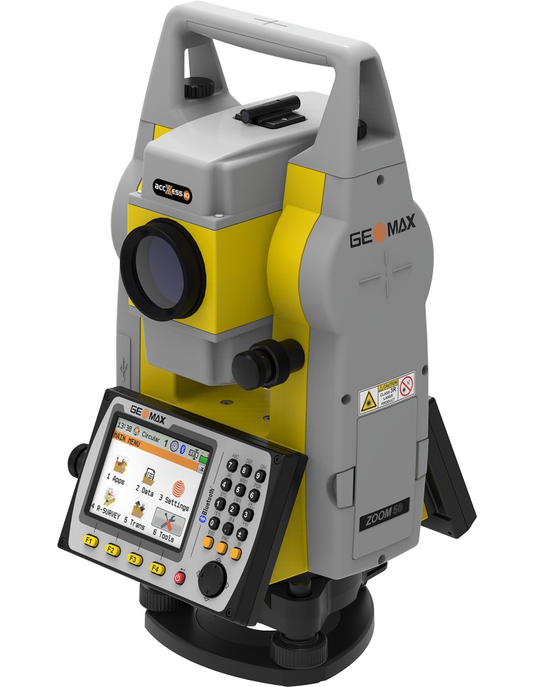 Station totale manuelle GeoMax Zoom50 - Mesure sur tout type de surface jusqu'à plus de 1000m avec technologie accXess 10 EDM_1