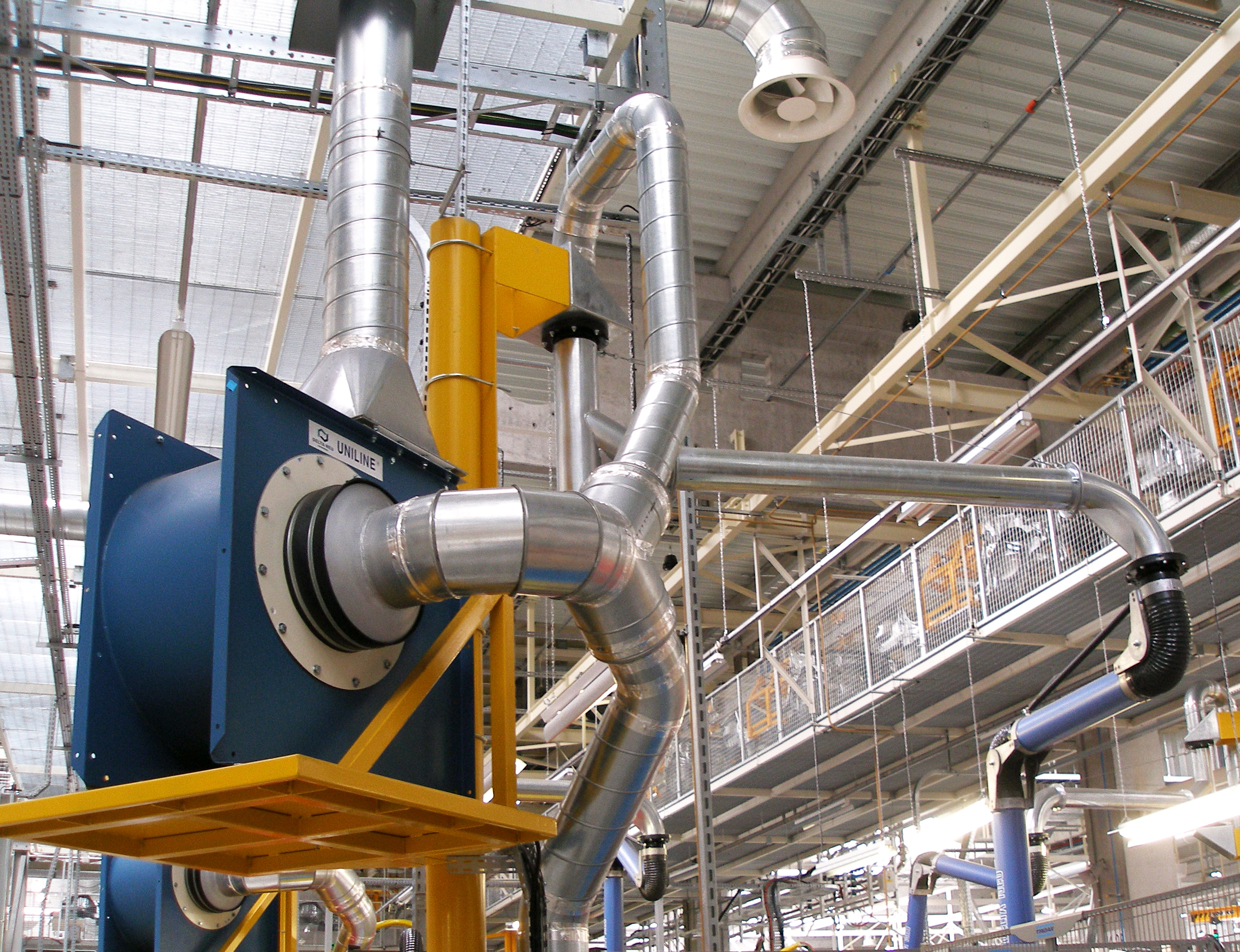 Ventilateur centrifuge Uniline® - en acier - pour air propre ou légèrement poussiéreux - version standard et ATEX disponible_1