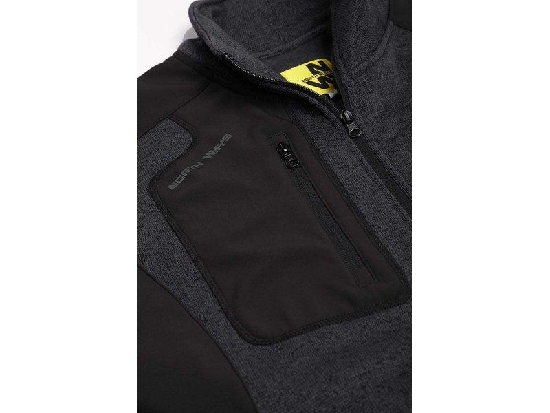 Veste de travail Arsenal gris - taille XXL - NORTH WAYS - polyester avec 3 poches extérieures_1