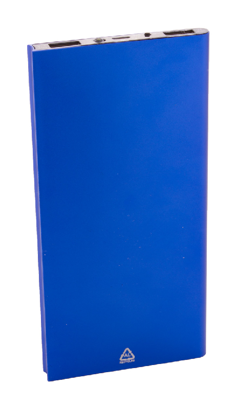 Power Bank - Boîtier en aluminium recyclé avec chargeur solaire intégré et batterie 4000 mAh_1