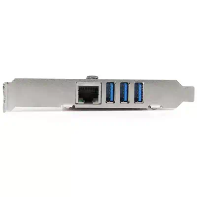Carte PCI Express à  3 ports USB 3.0 et 1 port Gigabit Ethernet avec UASP_1