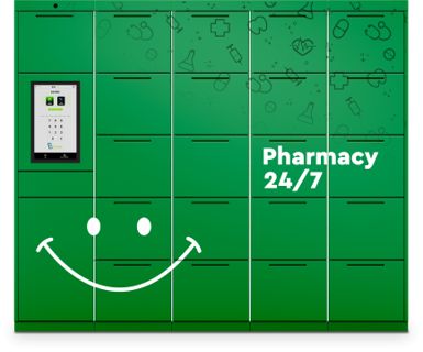 Casier intelligent de retrait d'ordonnances - Système automatisé pour médicaments sur ordonnance_1
