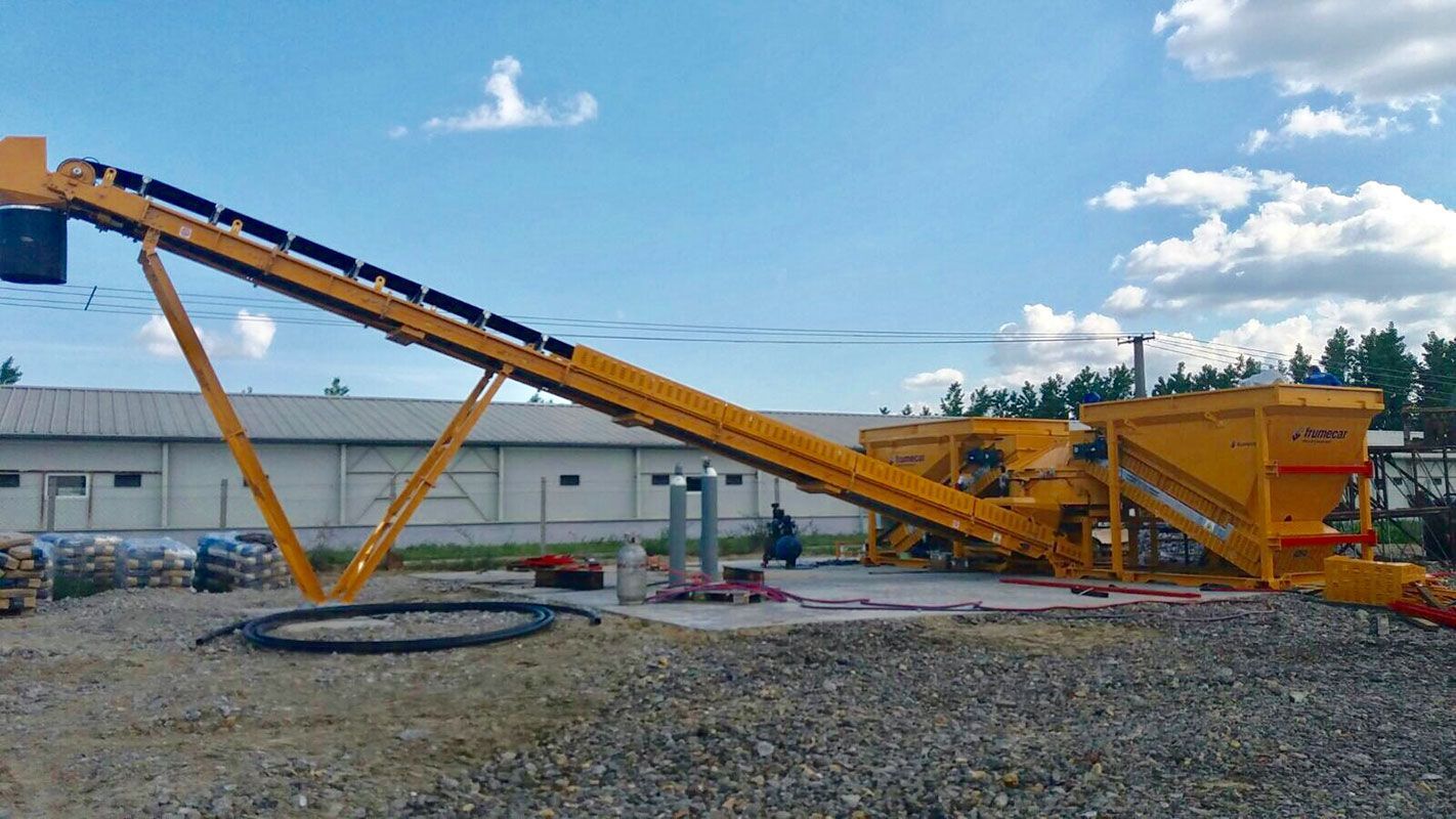 Centrale à béton Fastmix 500 - Frumecar - 14 à 19 m³/h, 2 à 4 trémies, malaxeur turbo FTR 750/500_1