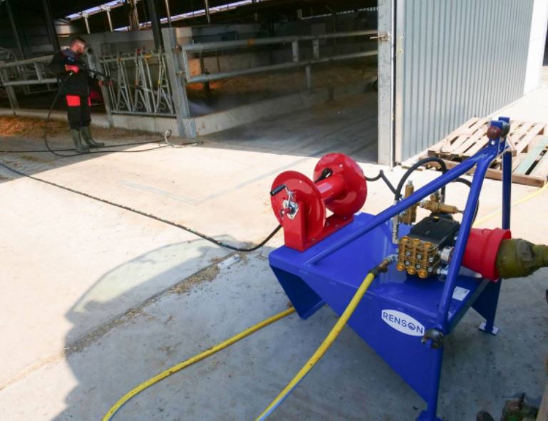 Nettoyeur haute pression professionnel à eau froide - prise de force - 200B - 21L/MIN - CODE 139305_1