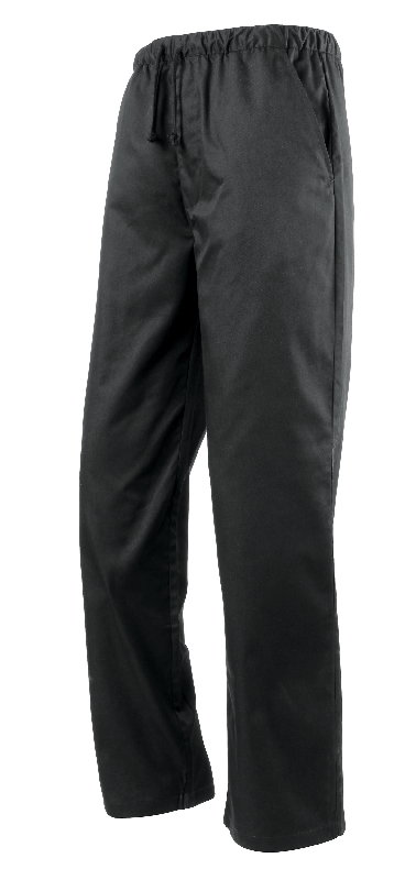Pantalon de cuisine - Réf: PR553 - Unisexe, taille élastique, 65% polyester / 35% coton_1