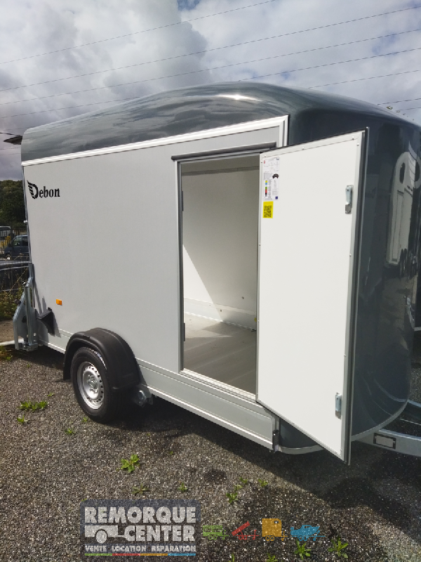 Remorque Fourgon Debon Roadster 400 - PTAC 750 à 1300 Kg - 1 essieu freiné - 3150 x 1640 mm - H:2010 mm - Reference -CCL6_1