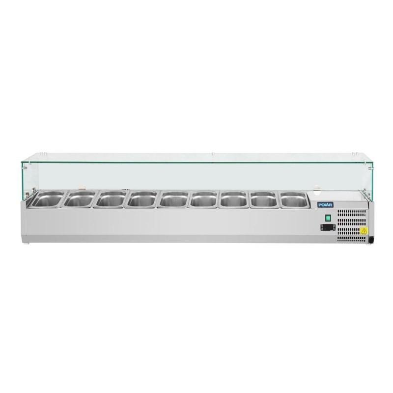 Saladette réfrigérée 9 bacs GN 1/3 Série G GD878 Polar_1